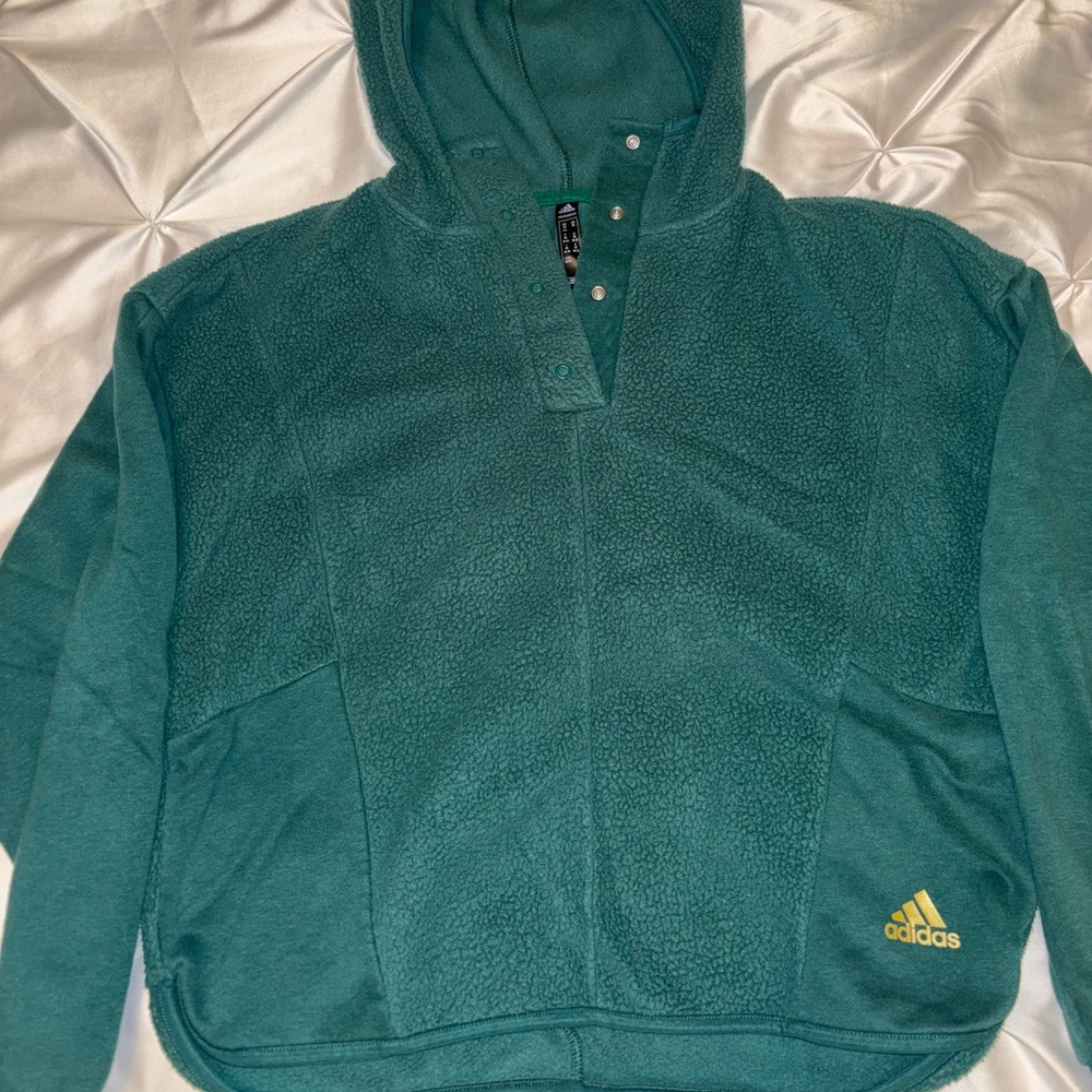 Adidas Fleece 1/4 Snap Hoodie